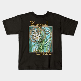 Have a Blessed Ostara with Daffodils Kids T-Shirt